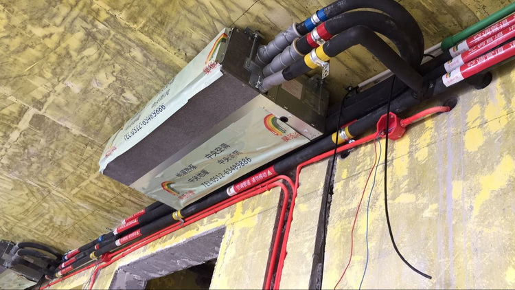 多联机工地现场