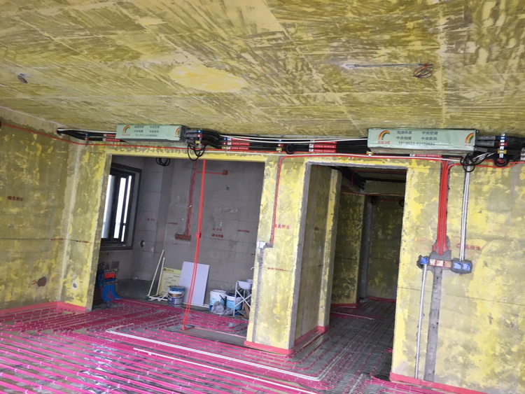 多联机工地现场